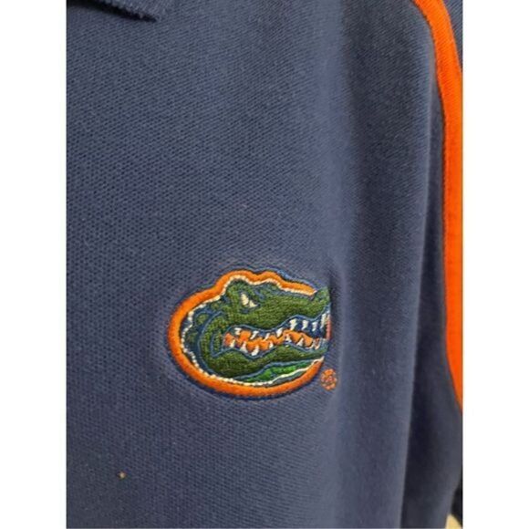 Vintage Y2K Boca Classics Florida Gators Blue and Orange Polo Shirt. Size Large - Picture 4 of 6